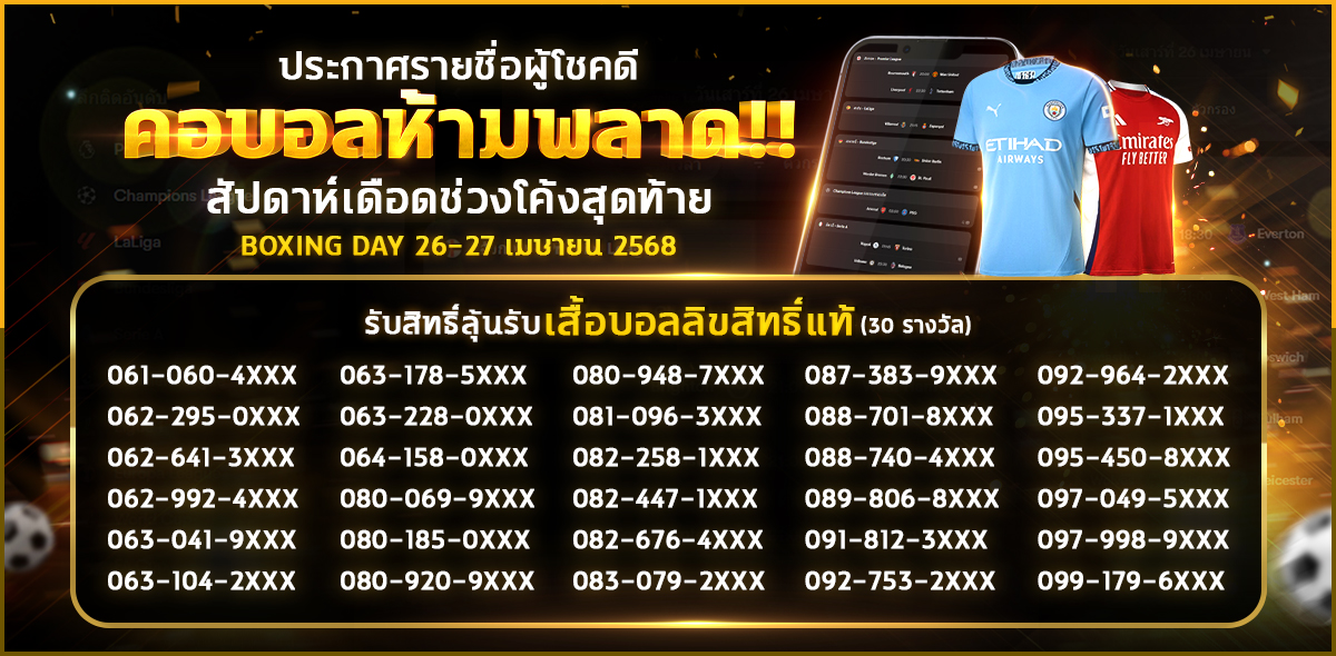 ประกาศ กิจกรรม Boxing Day